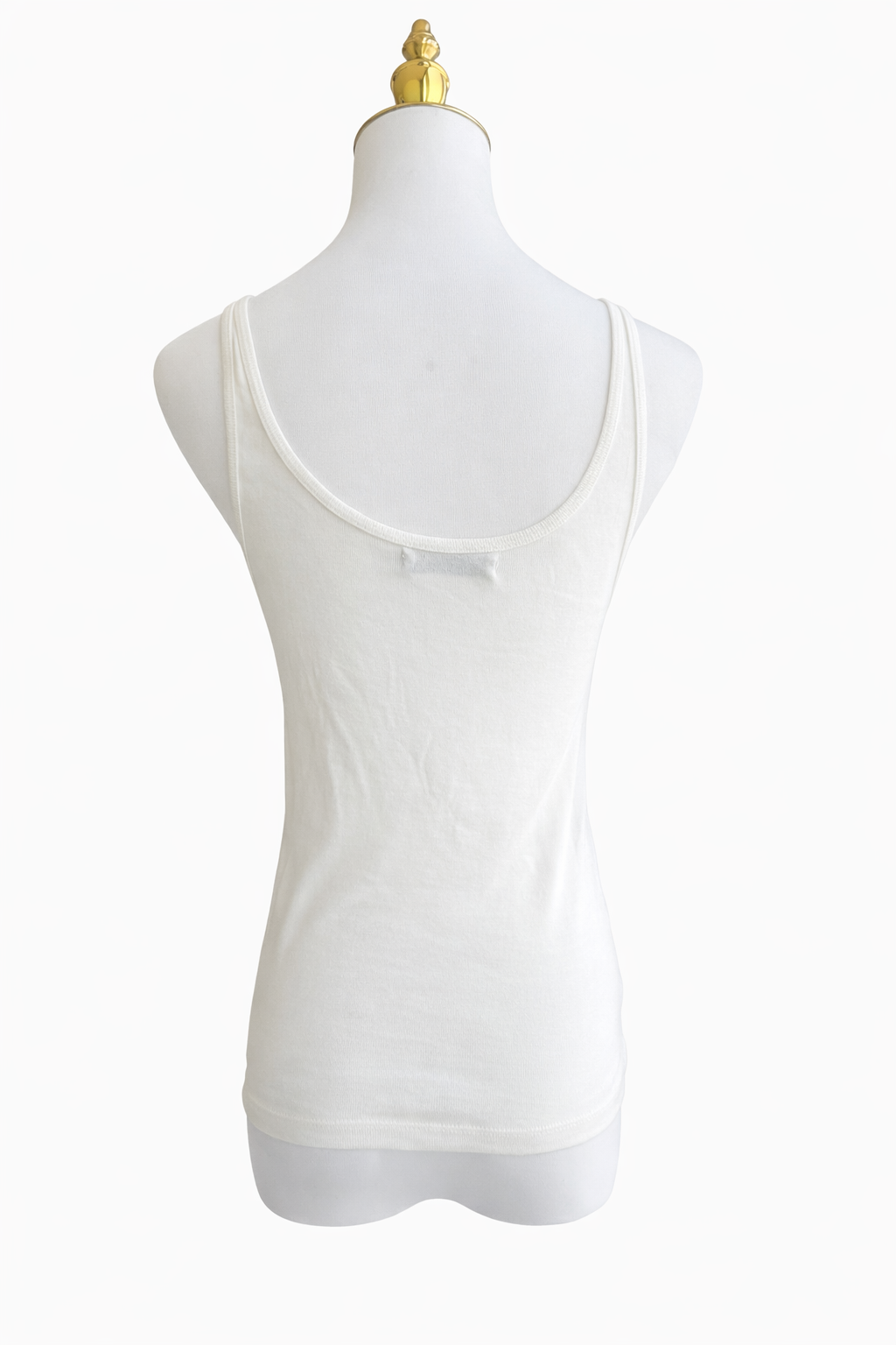 ST. AGNI Organic Cotton Slim Scoop Tank