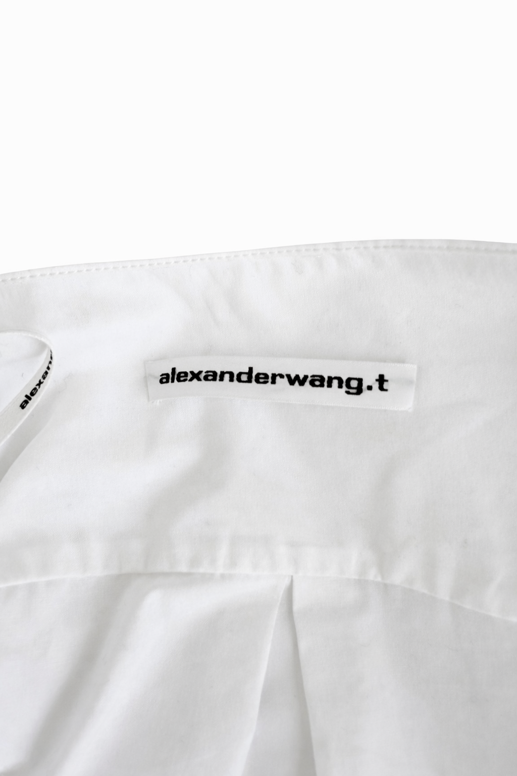 ALEXANDERWANG.T
Cutout cotton-poplin mini shirt dress
