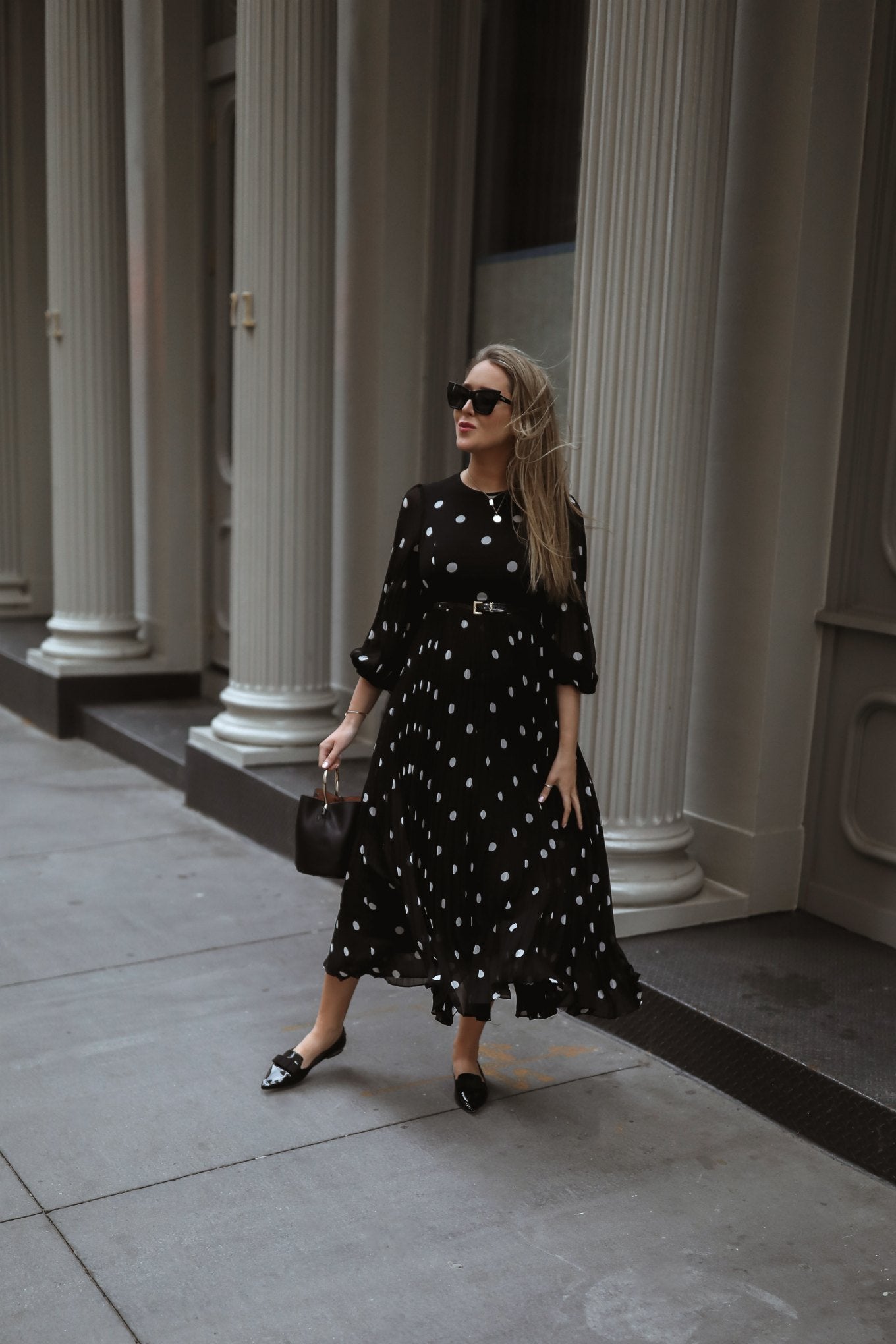 Zimmermann
Polka-Dot Sunray Pleated Dress