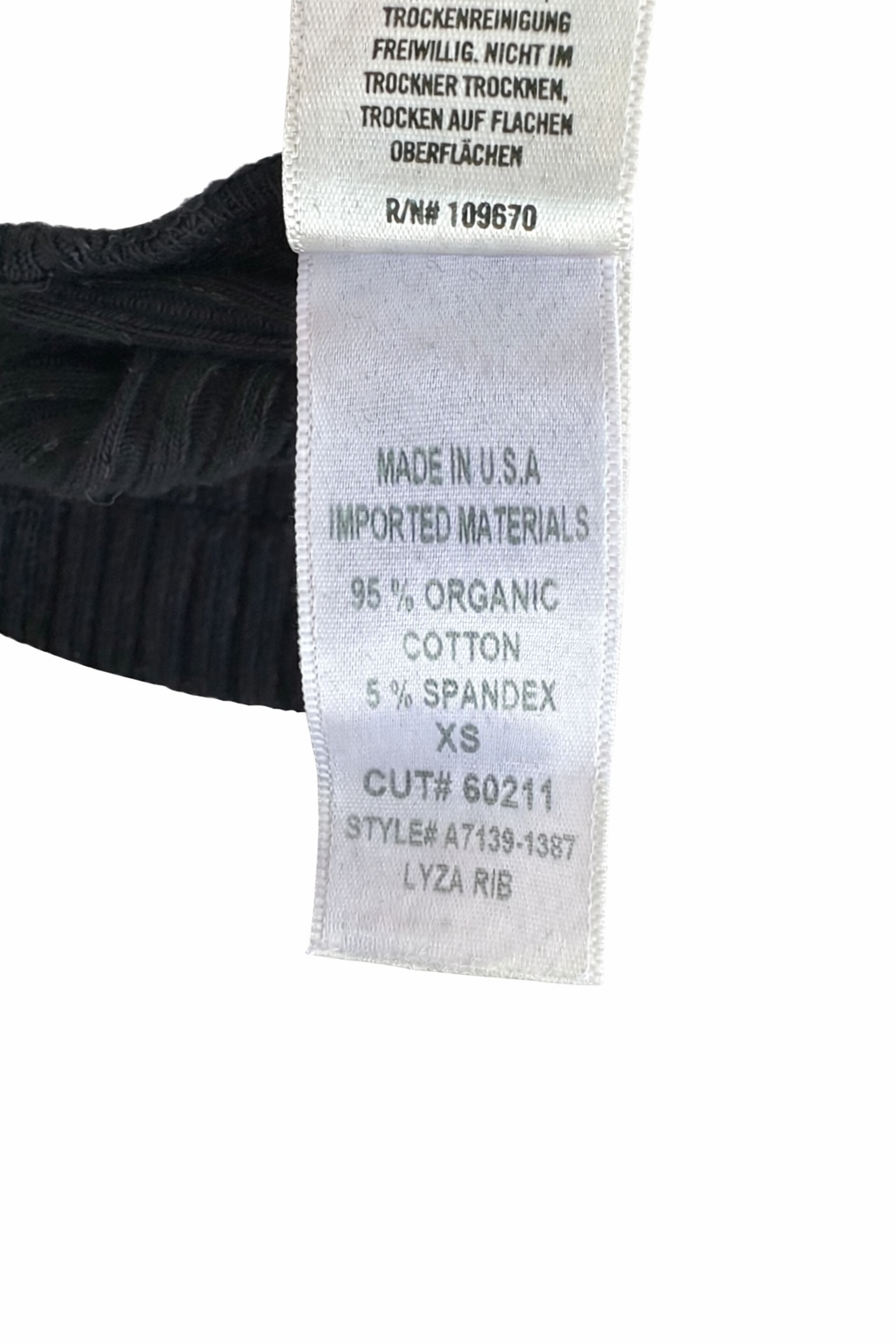 AGOLDE
Lyza Cut-Out Top