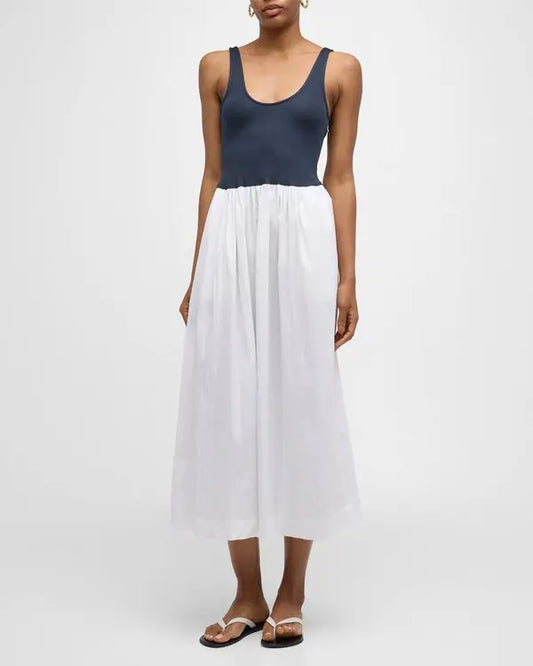 Solid & Striped
The Samantha Midi Dress in Cotton