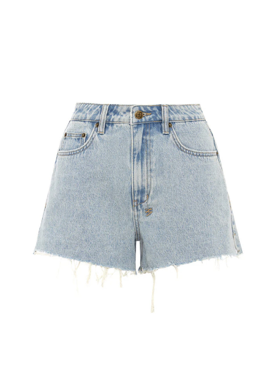 KSUBI | RISE N HI ROLLIN - DENIM SHORTS