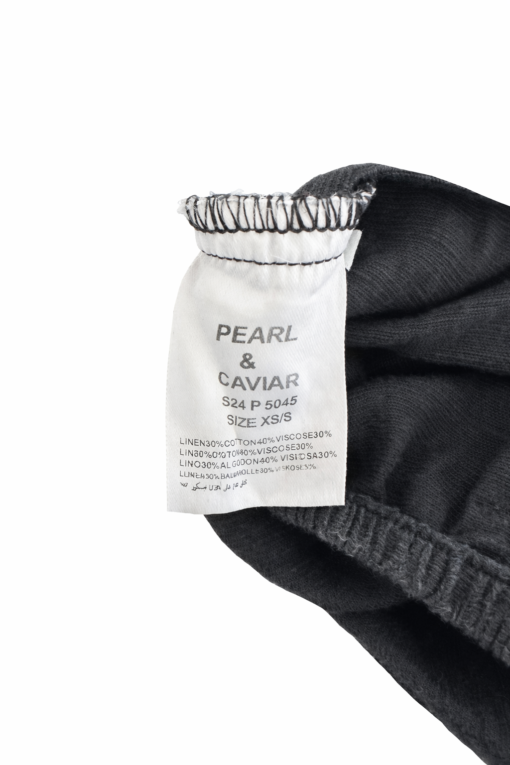 Pearl & Caviar
Off-shoulder Playsuit in Cotton Linen-blend