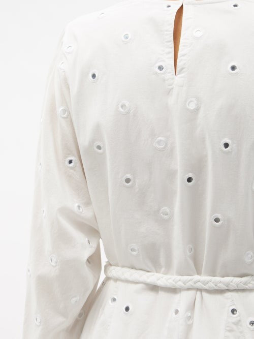 RHODE - Ella Dress in White Mirror