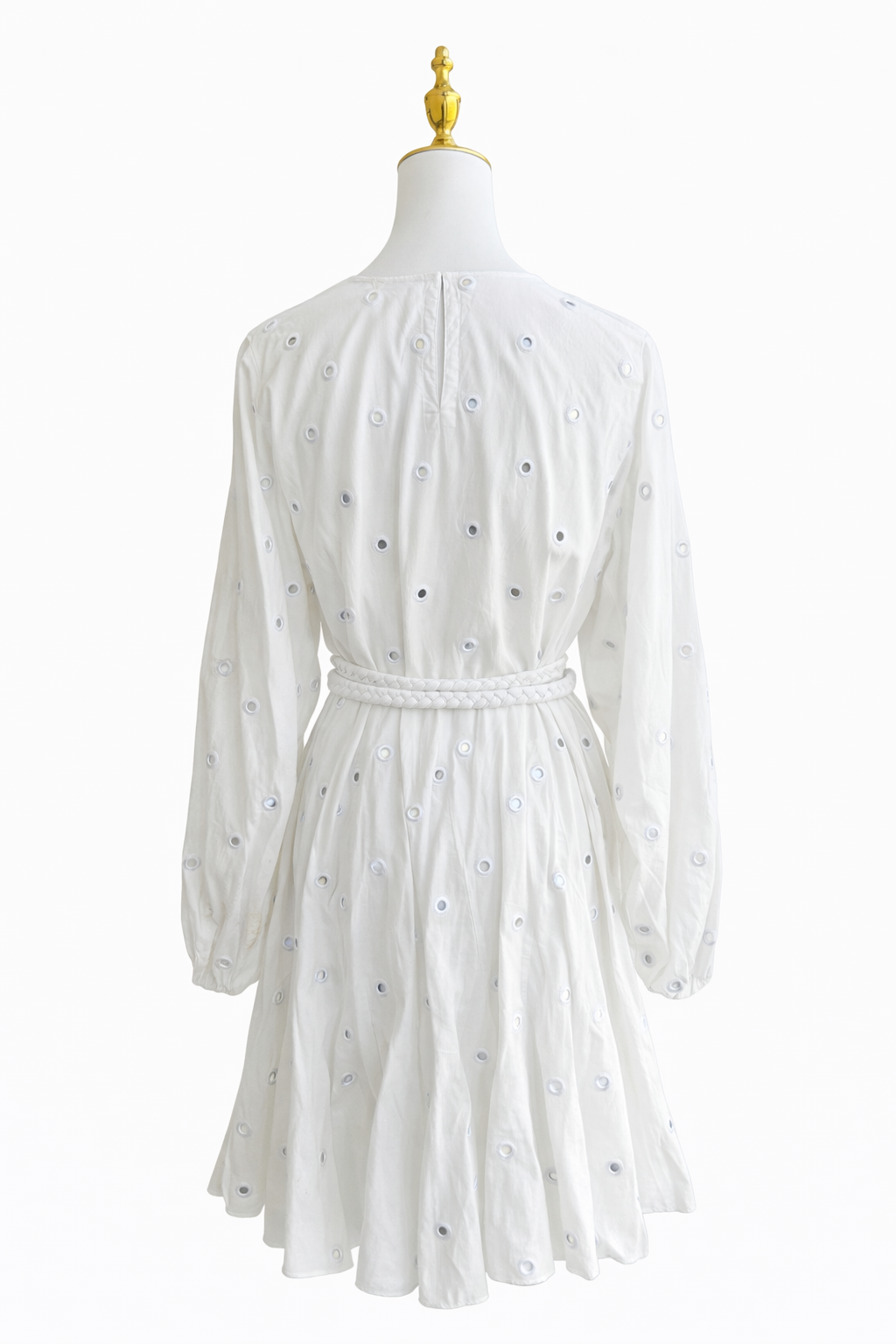 RHODE - Ella Dress in White Mirror