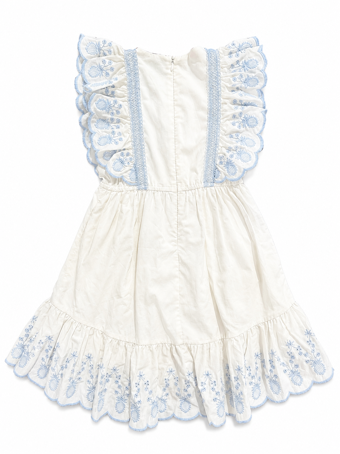 Self Portrait
Embroidered Floral Guipure Dress in Cotton