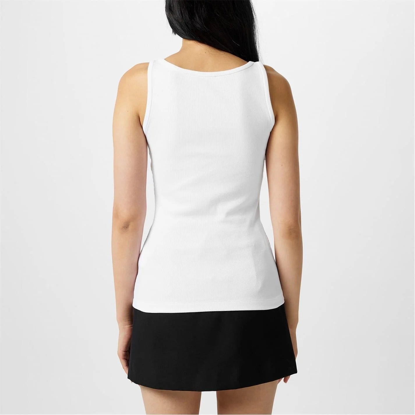 Versace Icon 90s Vintage Logo Ribbed Tank Top