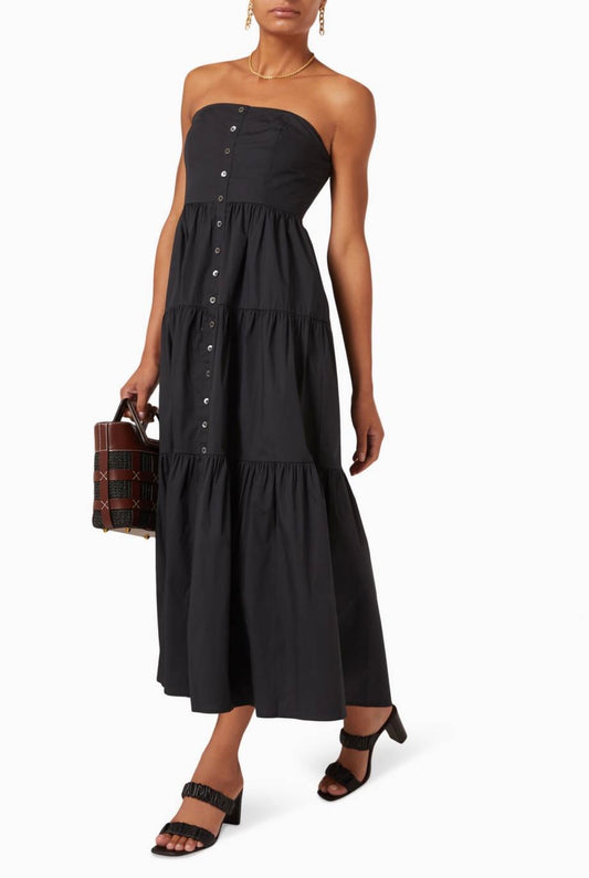 Staud
Elroy Midi Dress in Cotton Poplin
