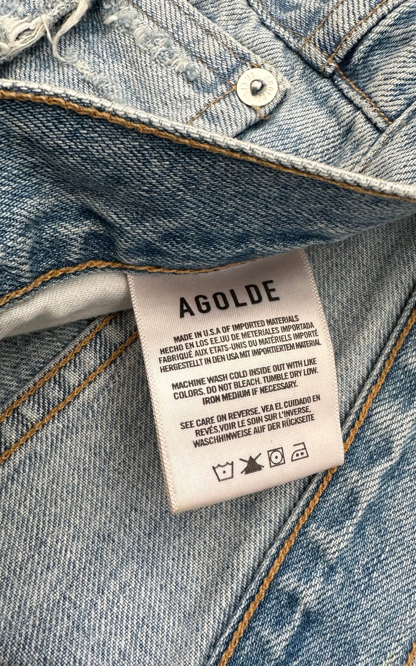 AGOLDE
Crisscross upsized Jeans