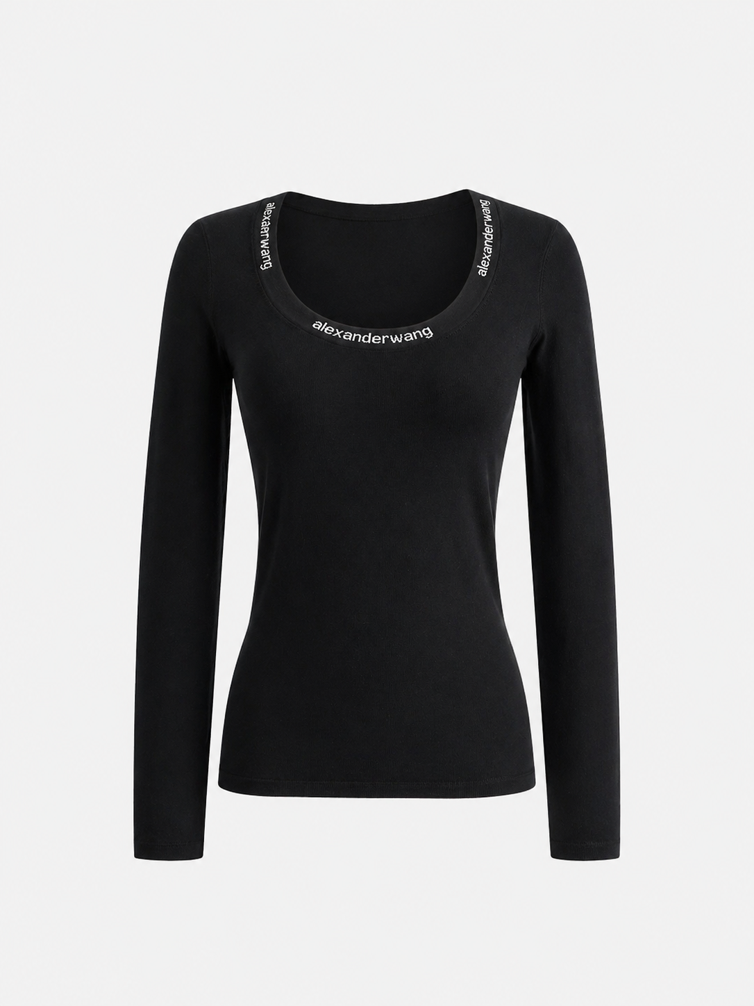 Alexander Wang.t
Logo Jacquard Top in Bodycon Knit