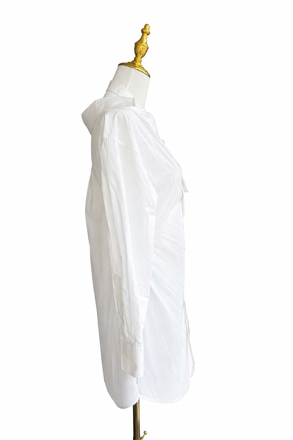 ALEXANDERWANG.T
Cutout cotton-poplin mini shirt dress