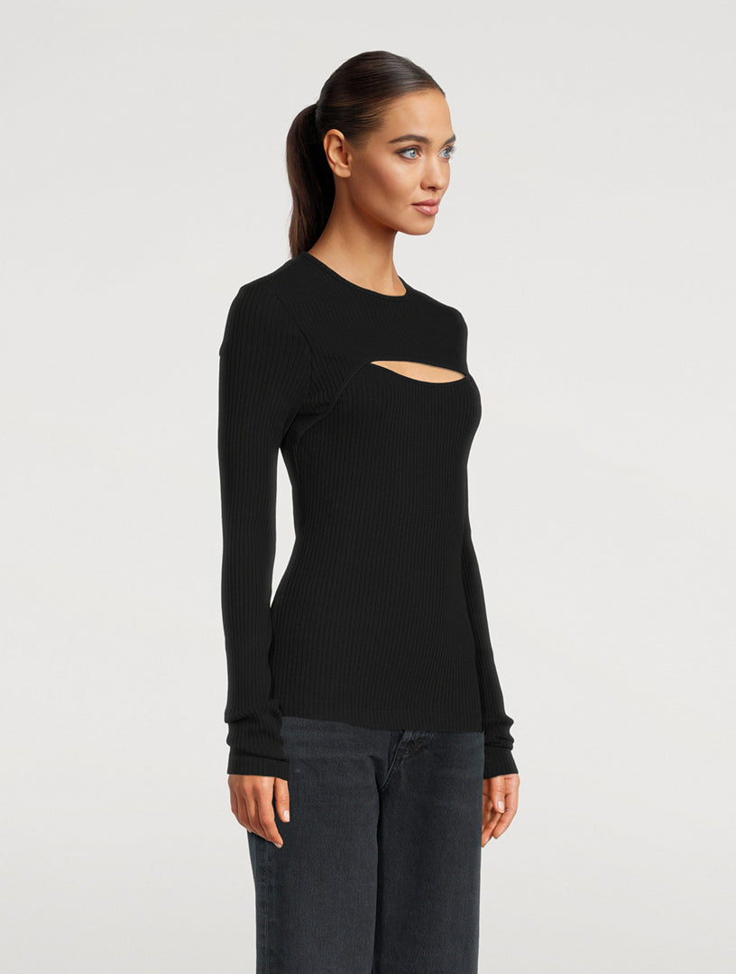 AGOLDE
Lyza Cut-Out Top