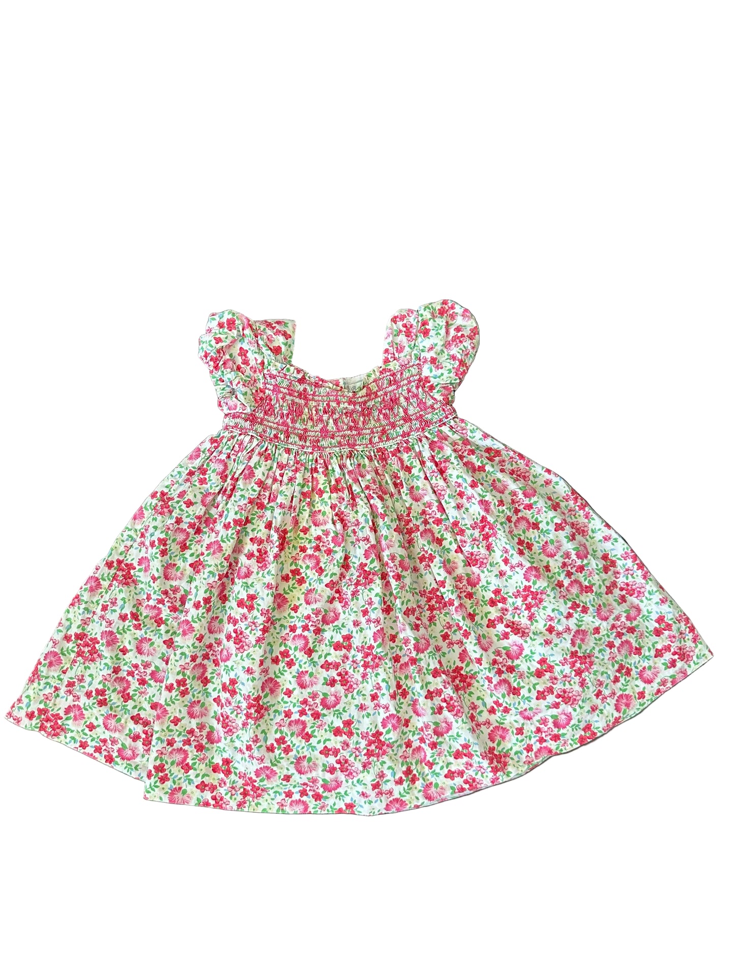 Ralph Lauren - Floral Smocked Cotton Dress