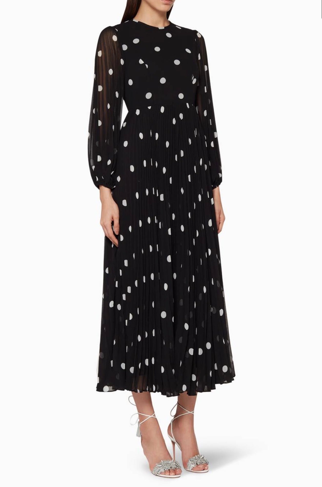 Zimmermann
Polka-Dot Sunray Pleated Dress