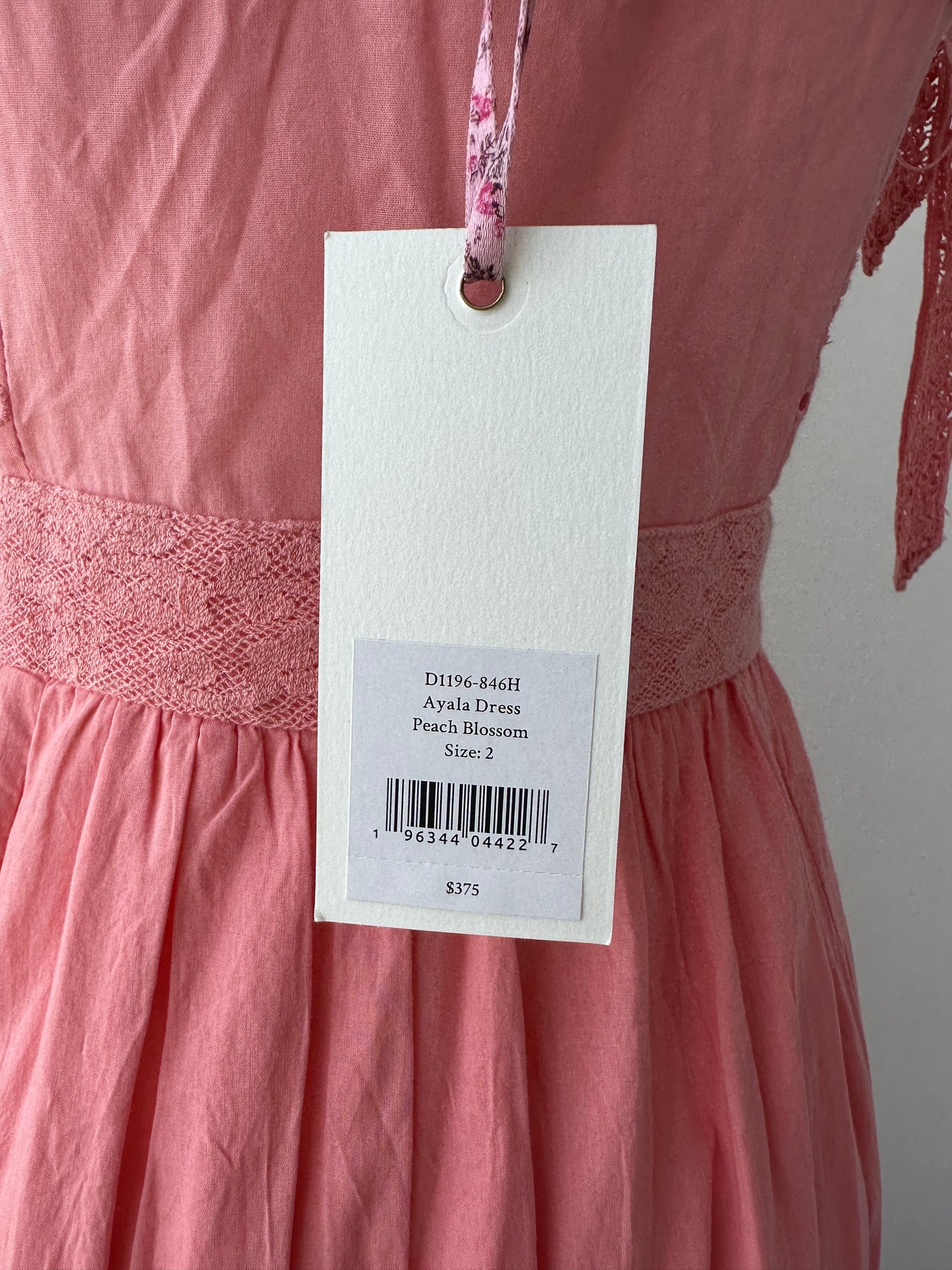 LoveShackFancy Ayala Dress in Peach
Blossom