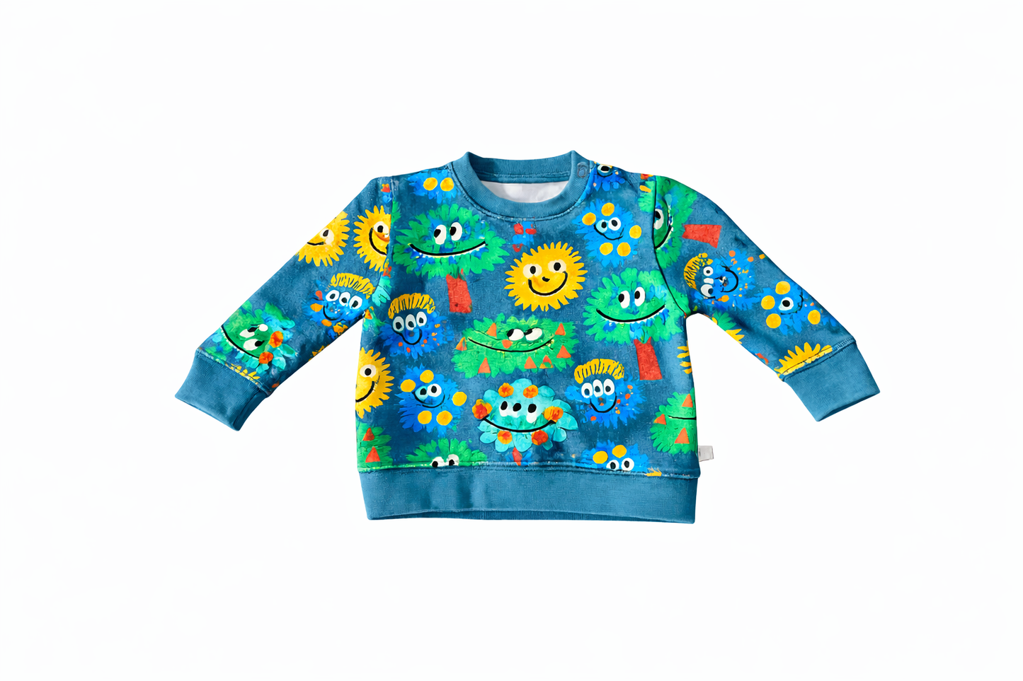 Stella McCartney
Monster-print Sweatshirt in Organic Cotton