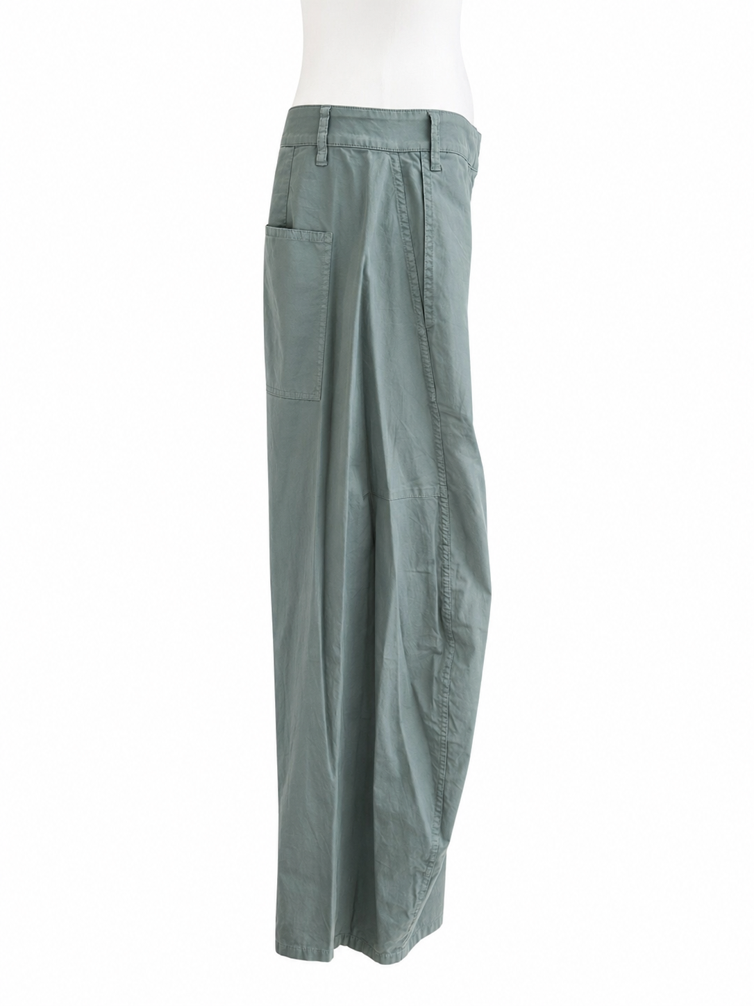 Tibi - Garment Dyed Silky
Cotton Sid Pant