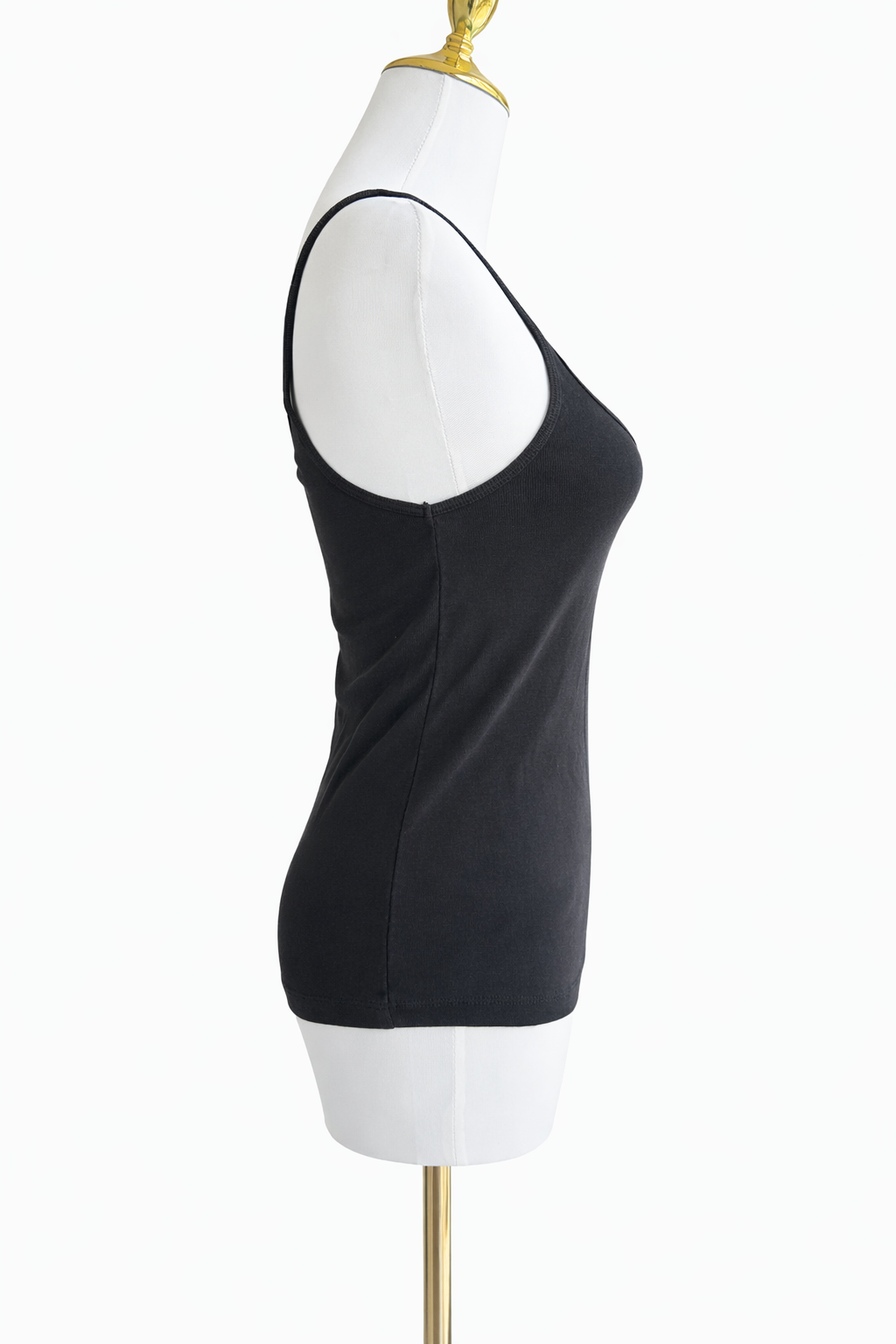 ST. AGNI                                      Organic Cotton Slim Scoop Tank