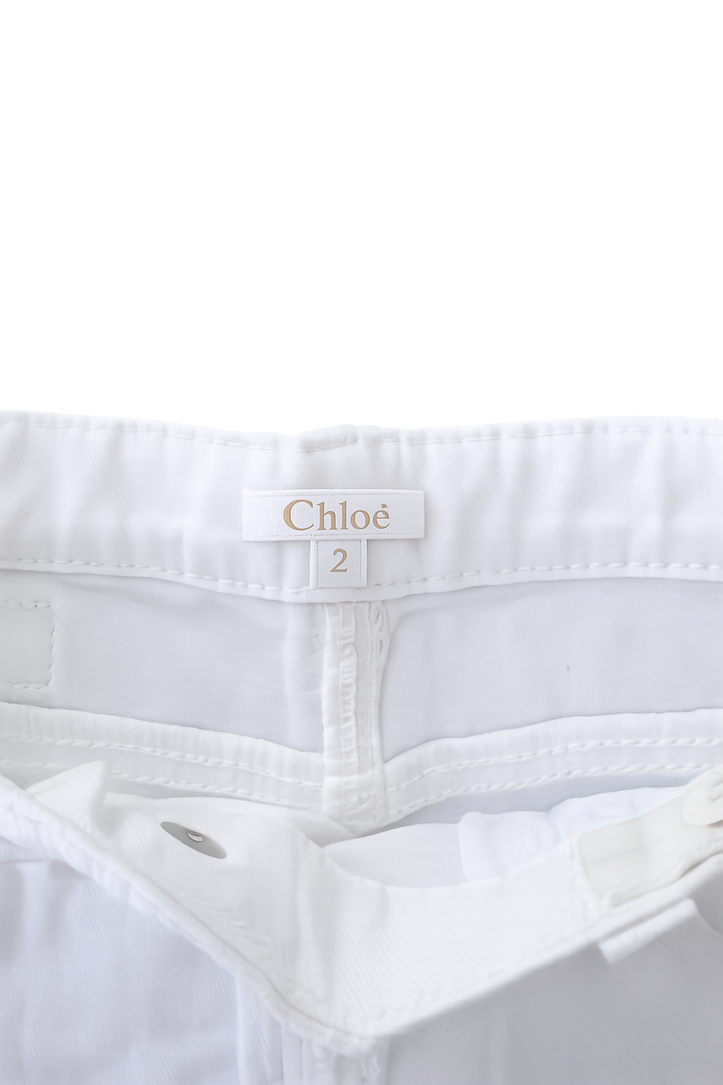 Chloé White Girls Shorts