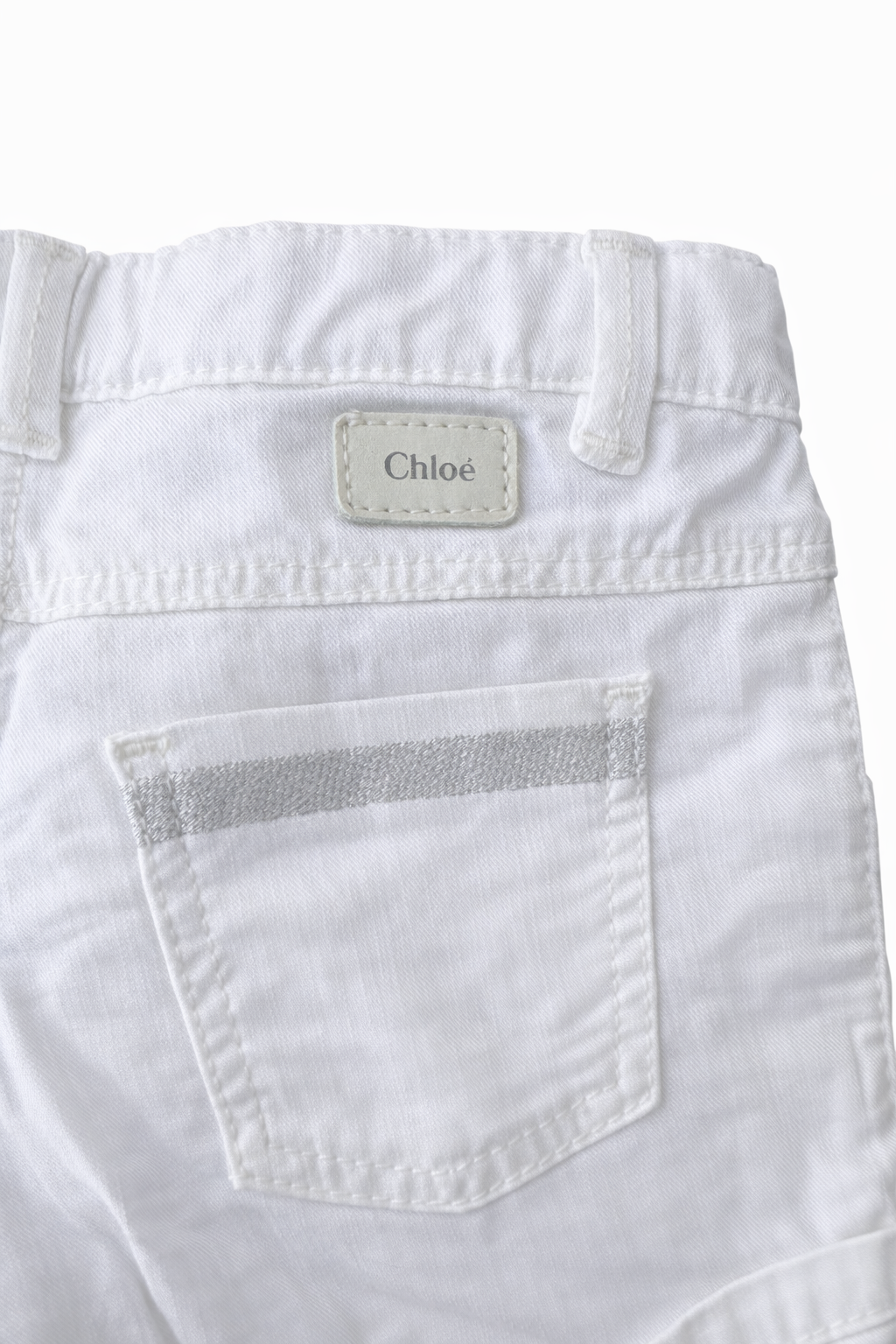 Chloé White Girls Shorts