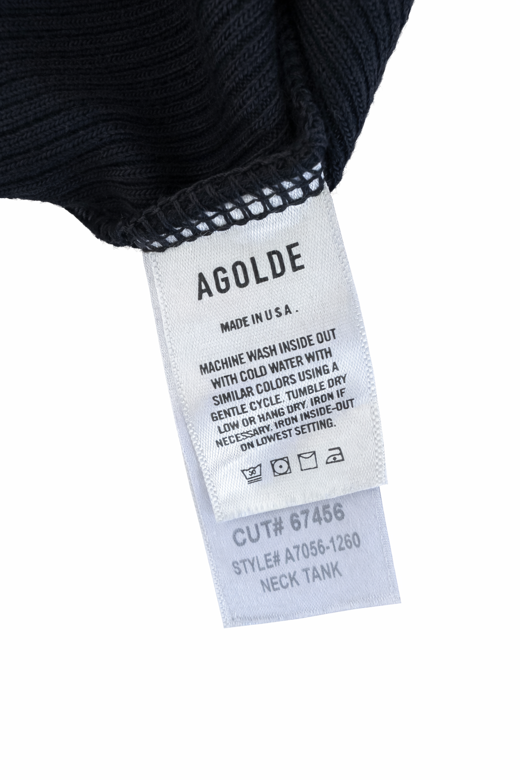 AGOLDE - POPPY TANK
IN BLACK