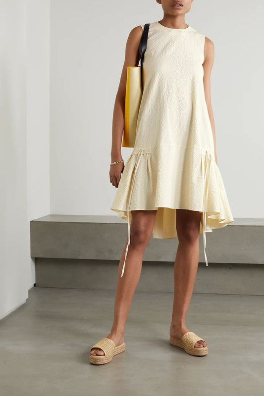 Victoria, Victoria Beckham       Flounce-Hem Shift Dress
