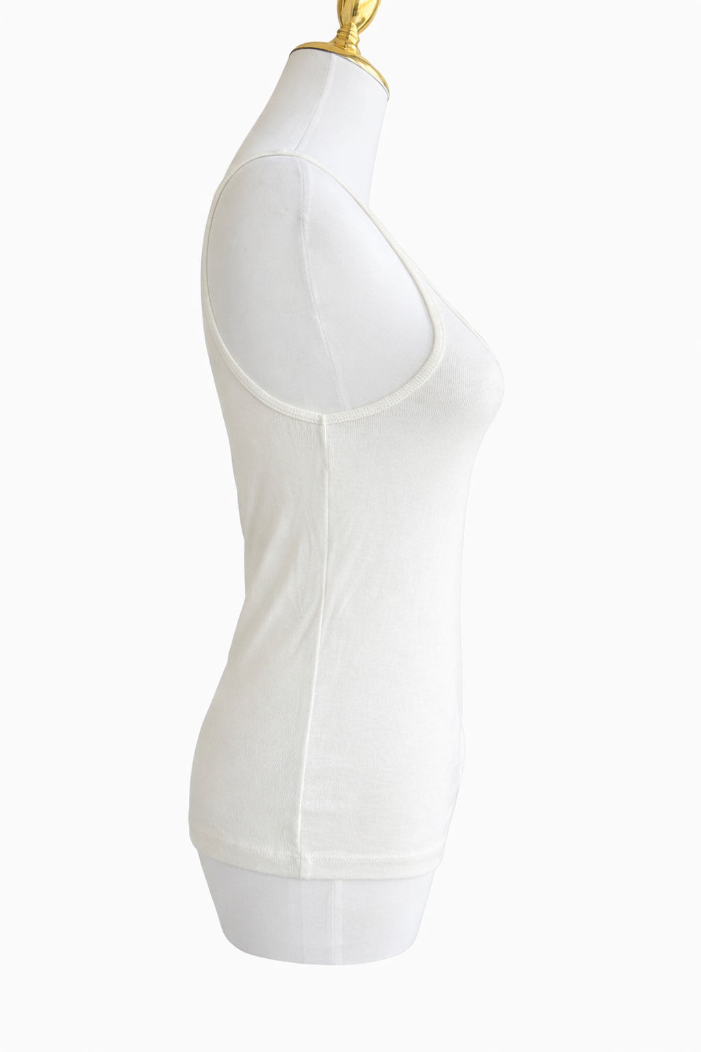 ST. AGNI                                     Organic Cotton Slim Scoop Tank