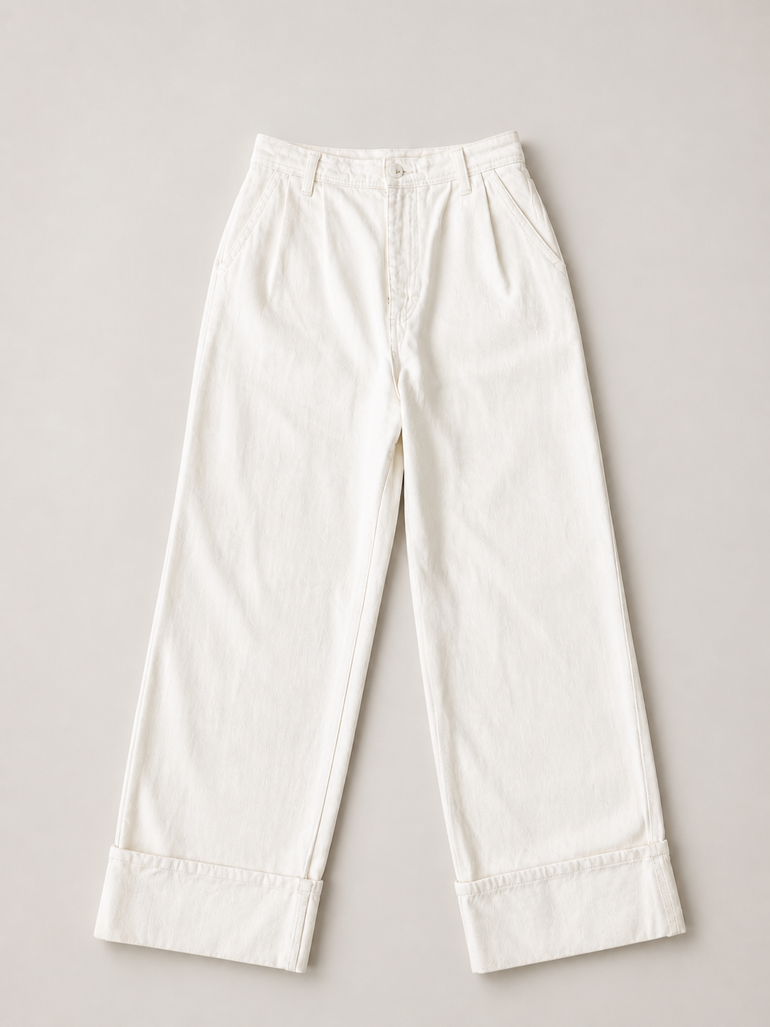 NOBODY DENIM - PLEAT JEAN STRAIGHT CUFFED JEAN