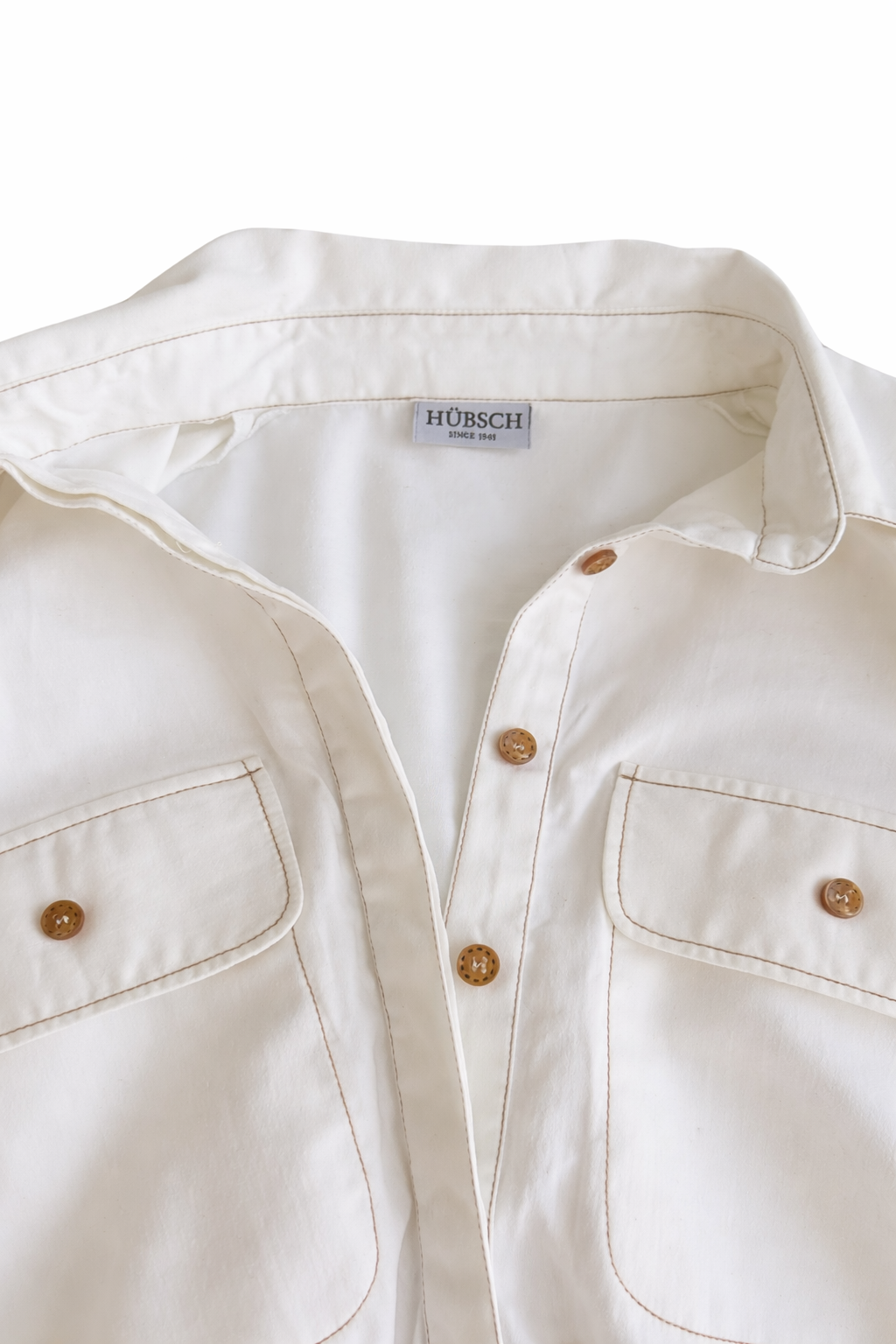 HÜBSCH Cotton Poplin Safari Dress