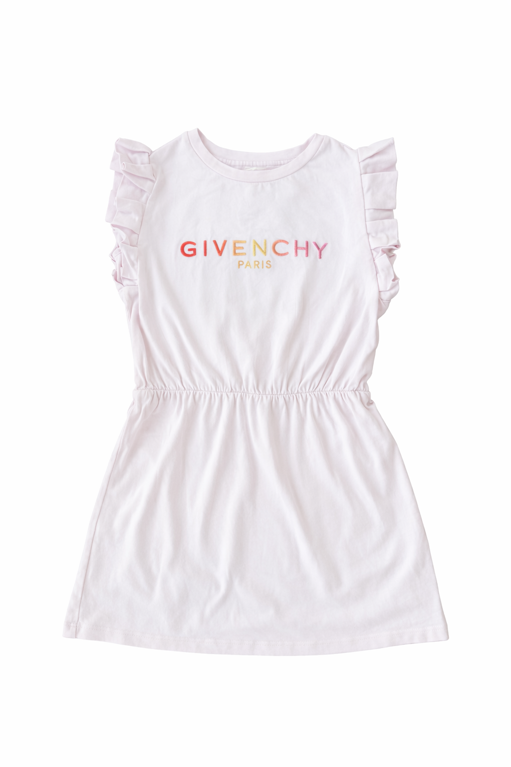 Givenchy kids
Logo-embroidered Ruffled Dress in Cotton-jersey