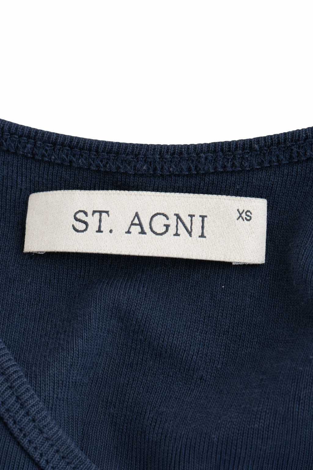 ST. AGNI                                      Organic Cotton Slim Scoop Tank