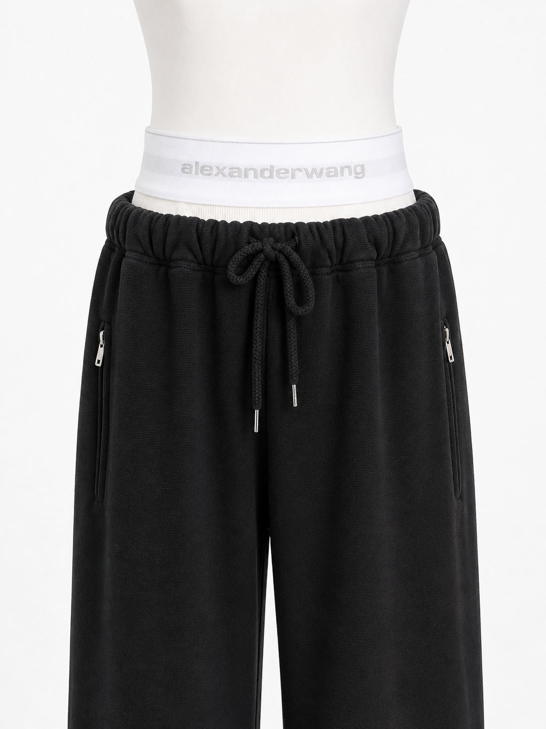 Alexander Wang.t
Wide-leg Sweatpants in Cotton Terry