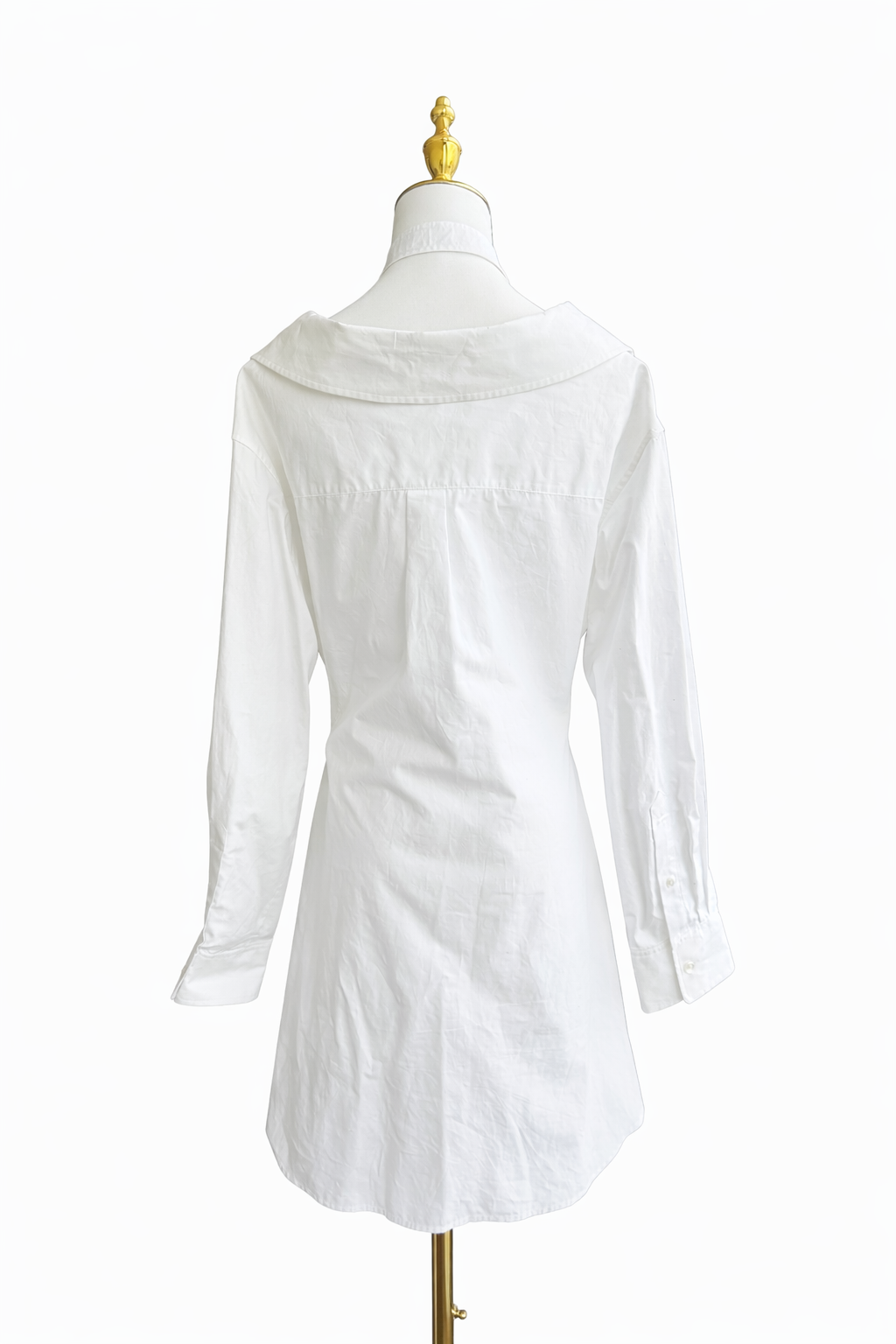 ALEXANDERWANG.T
Cutout cotton-poplin mini shirt dress