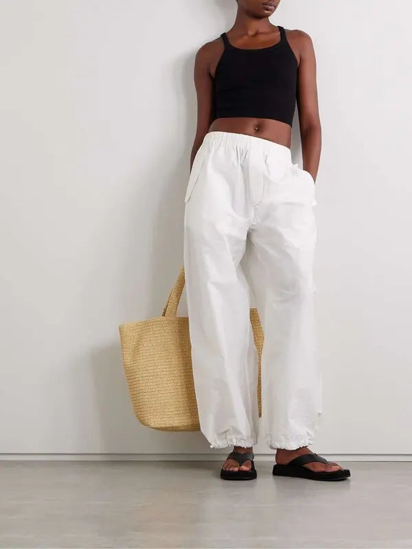Wardrobe.NYC
Beach Wide-leg Pants in Cotton-blend