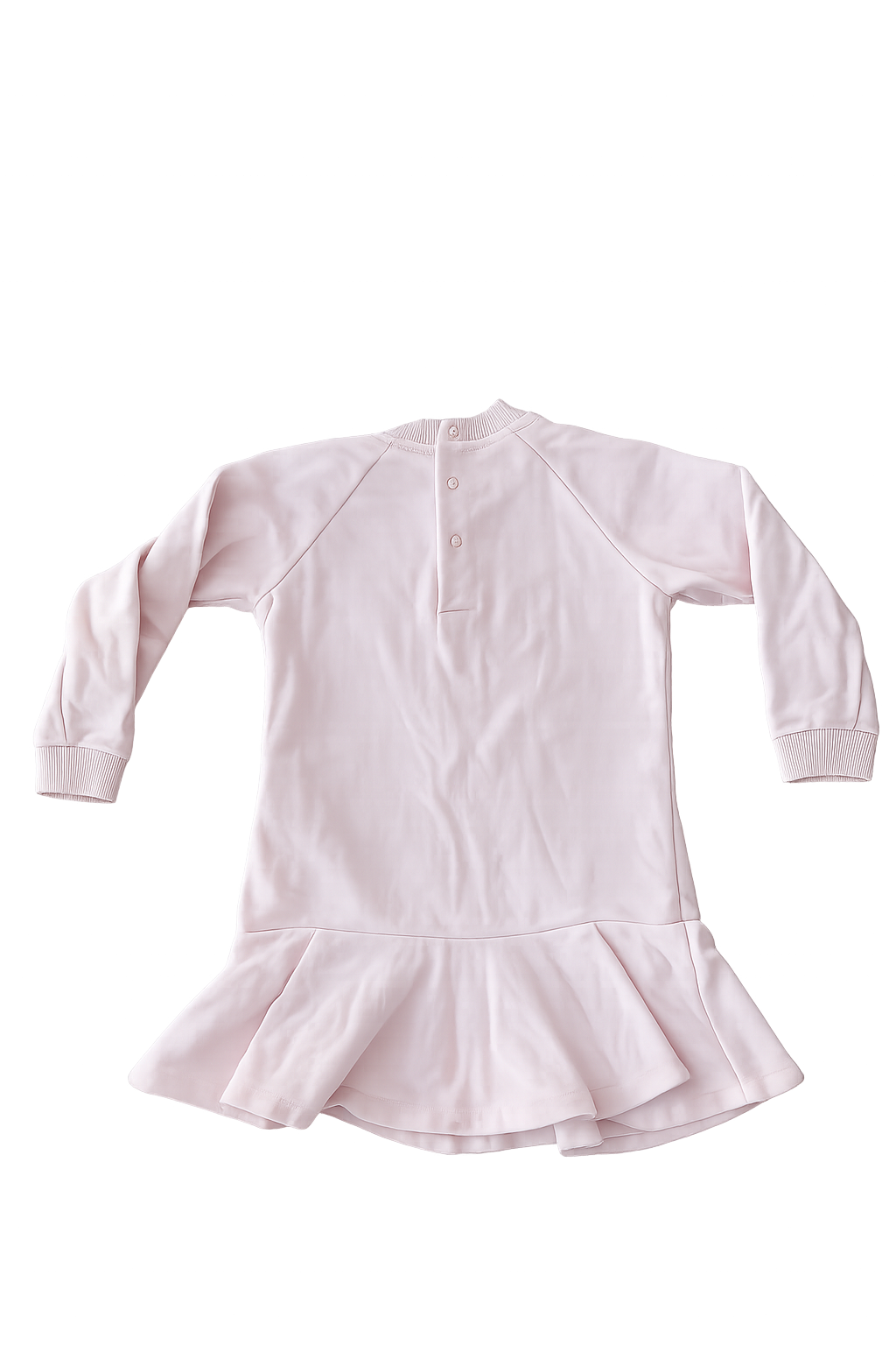 MOSCHINO Toy Bear Cotton Dress – Blush Pink