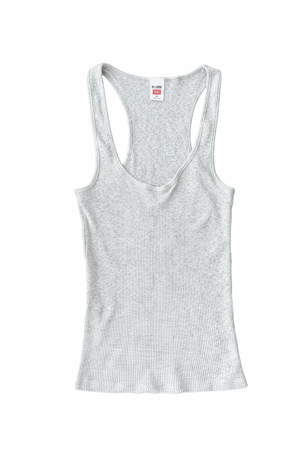 RE/DONE
Hanes 90s Mélange Ribbed Cotton-Jersey Tank