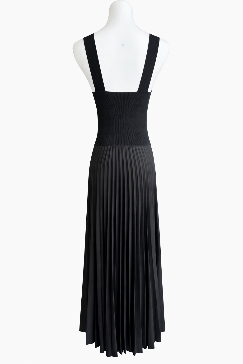 THEORY
Square-Neck Ribbed Midi Dress