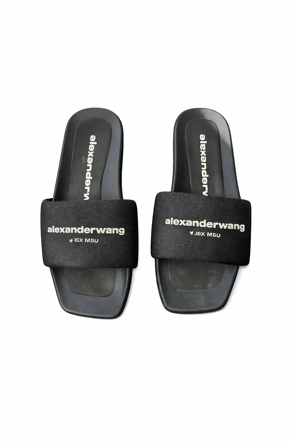 Alexander Wang Logo Slides – Black