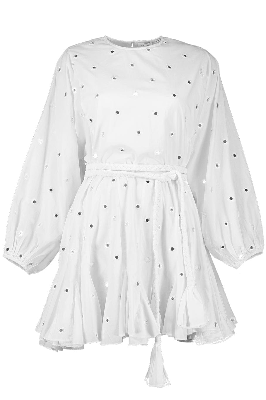 RHODE - Ella Dress in White Mirror