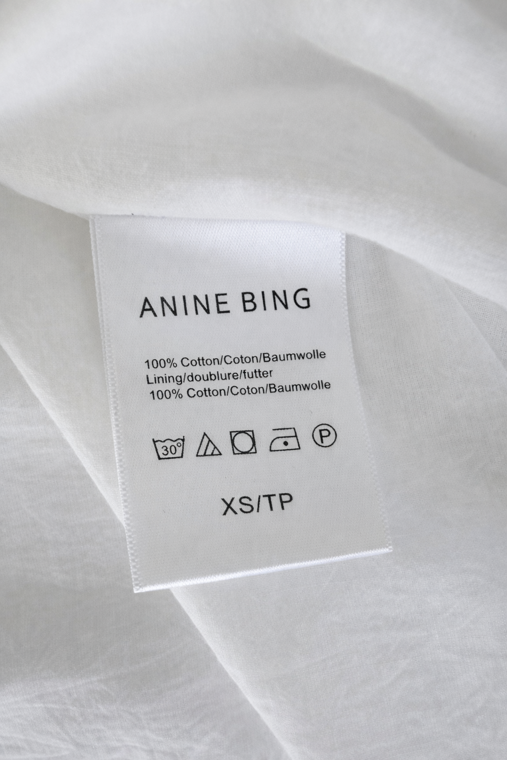 Anine Bing — Averie Dress in White