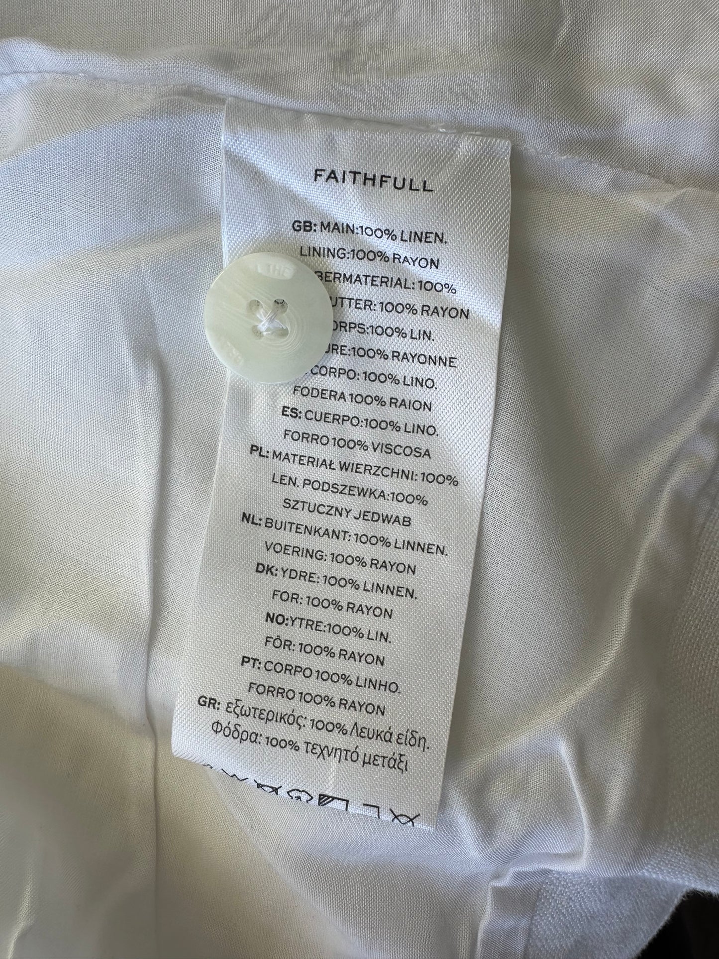 FAITHFULL THE BRAND -CHALECO STANZE vest