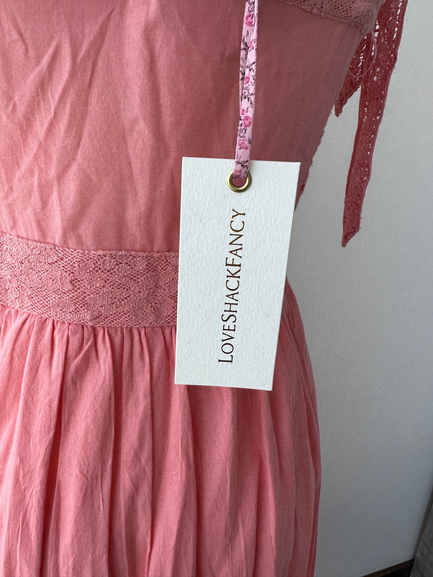 LoveShackFancy Ayala Dress in Peach
Blossom