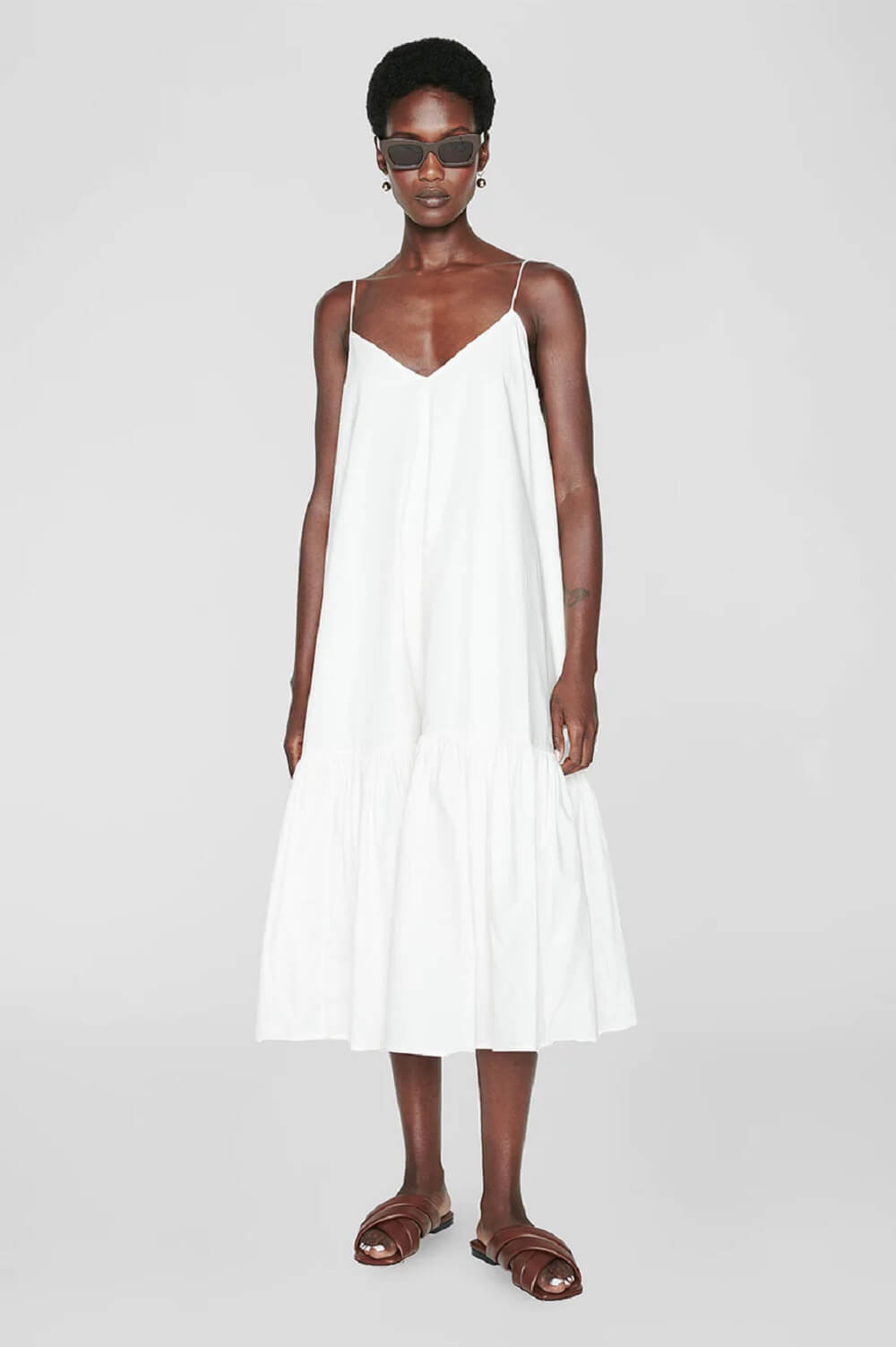 Anine Bing — Averie Dress in White