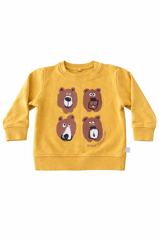 Stella McCartney
Bear Print Sweatshirt in Organic Cotton