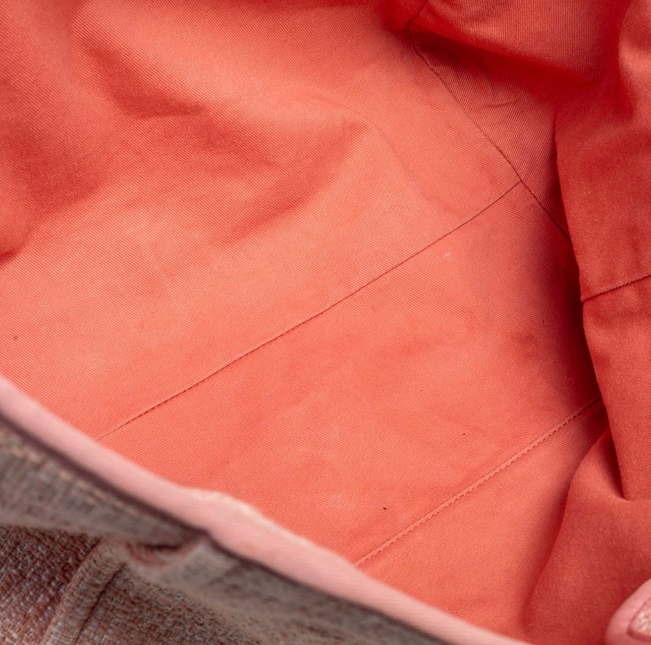 Chanel
Pink Canvas and Leather Large Deauville Shopper Tote
