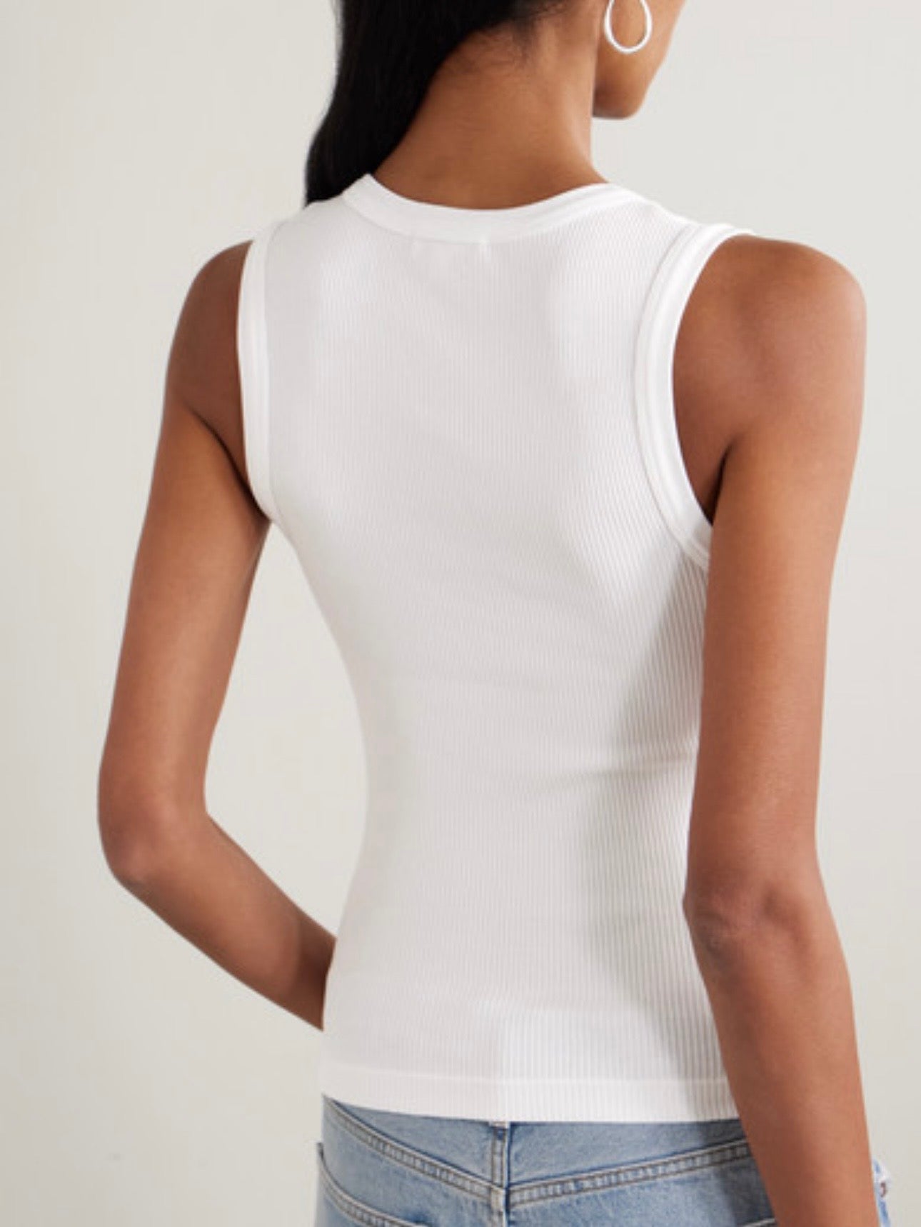 AGOLDE - POPPY TANK IN WHITE