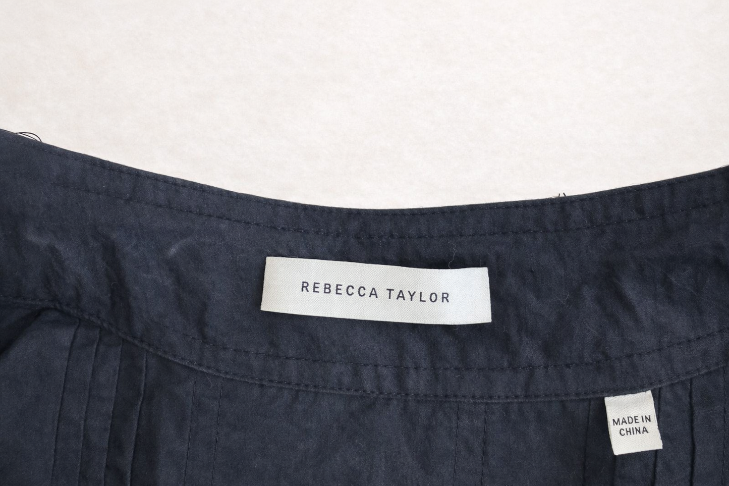 REBECCA TAYLOR
Appliqué lace cotton-poplin mini dress