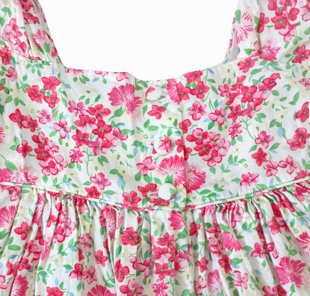 Ralph Lauren - Floral Smocked Cotton Dress