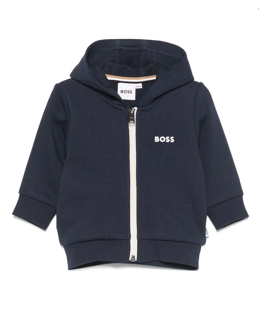 BOSS Kidswear logo-print hoodie