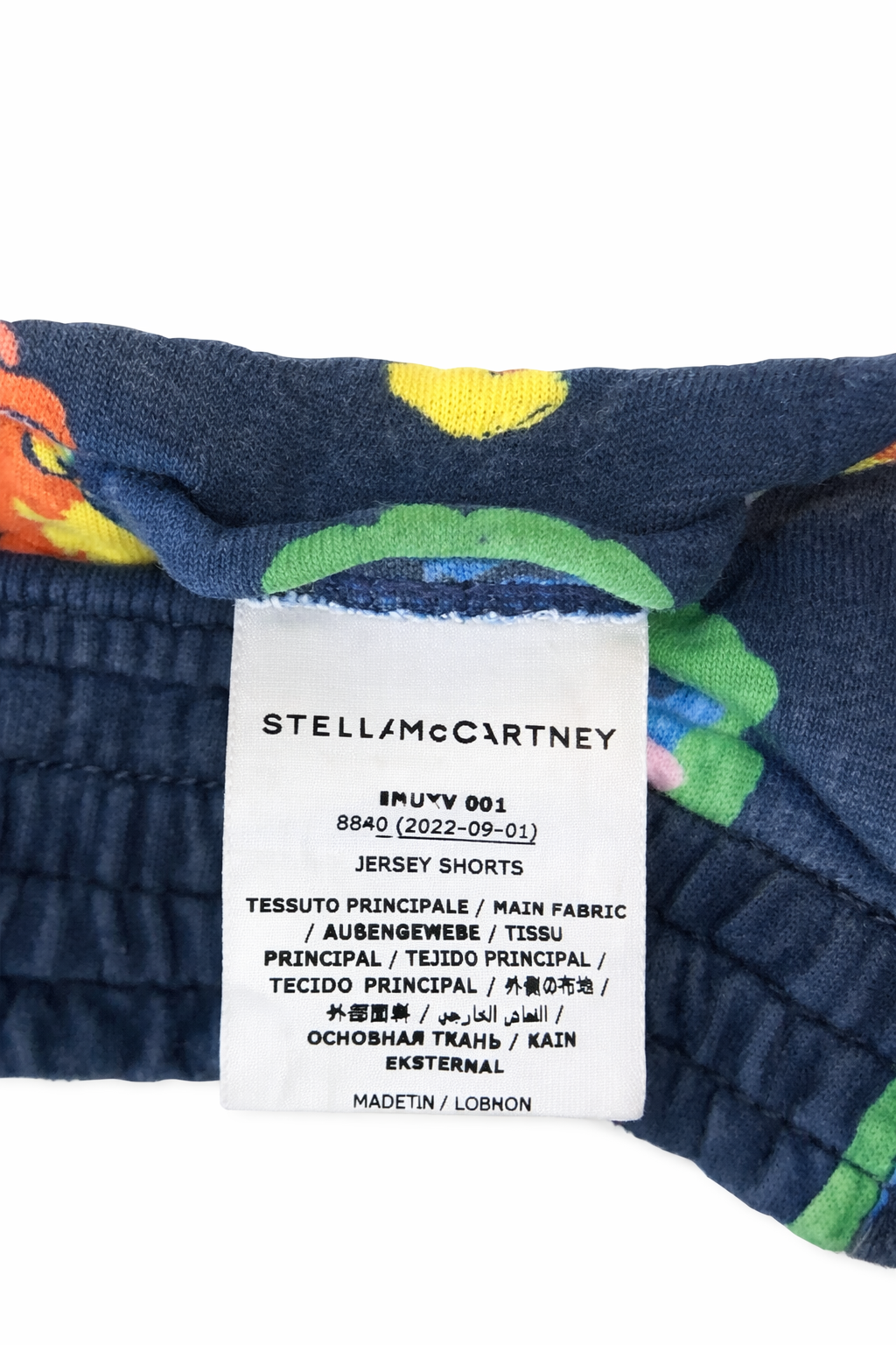Stella McCartney
All-over Monkey Print Track Shorts in Cotton
